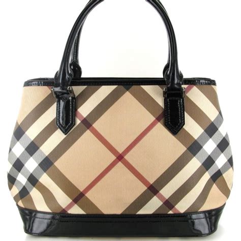 sacs cabas toile burberry